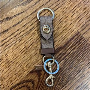 Coach Signature Valet Key Fob